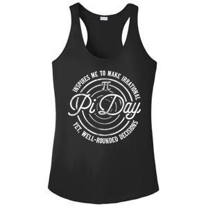 Pi Day Inspires Me To Make Irrational Decisions  Ladies PosiCharge Competitor Racerback Tank