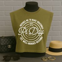 Pi Day Inspires Me To Make Irrational Decisions  Garment-Dyed Women's Muscle Tee