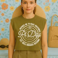 Pi Day Inspires Me To Make Irrational Decisions  Garment-Dyed Women's Muscle Tee