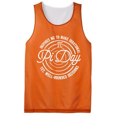 Pi Day Inspires Me To Make Irrational Decisions  Mesh Reversible Basketball Jersey Tank