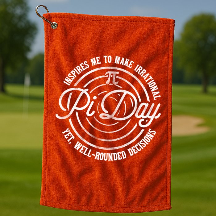 Pi Day Inspires Me To Make Irrational Decisions  Golf Towel