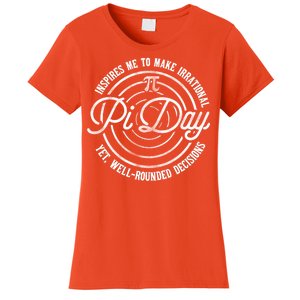 Pi Day Inspires Me To Make Irrational Decisions  Women's T-Shirt