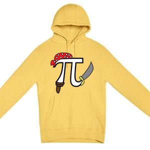 Pi Day Pirate Premium Pullover Hoodie