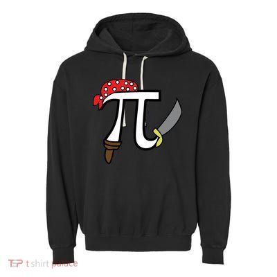 Pi Day Pirate Garment-Dyed Fleece Hoodie