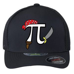 Pi Day Pirate Flexfit Unipanel Trucker Cap