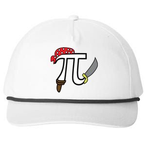 Pi Day Pirate Snapback Five-Panel Rope Hat