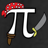 Pi Day Pirate Adult Drive Performance Visor