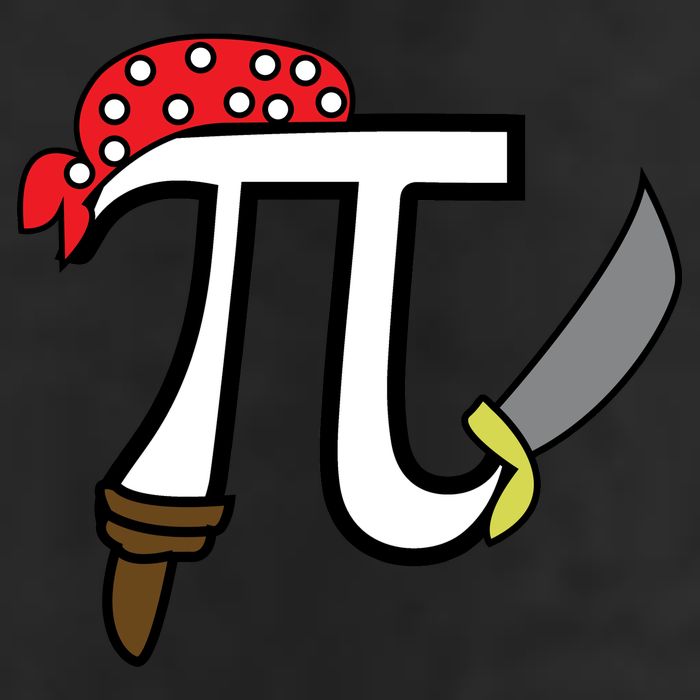 Pi Day Pirate Adult Drive Performance Visor