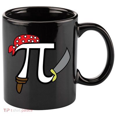 Pi Day Pirate 11oz C Handle Ceramic Mug