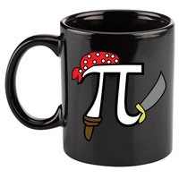 Pi Day Pirate 11oz C Handle Ceramic Mug