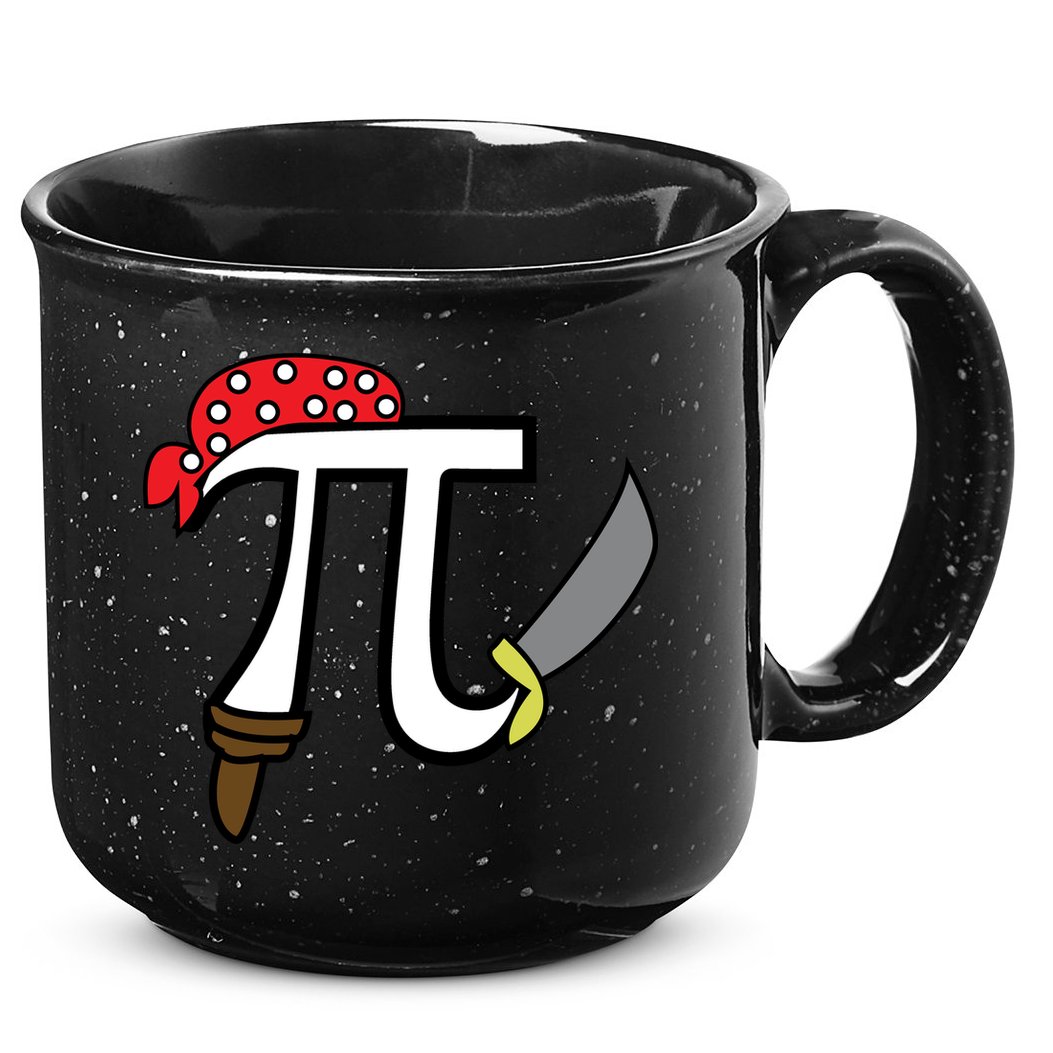 Pi Day Pirate 15oz Campfire Ceramic Mug