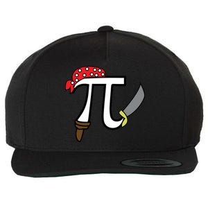 Pi Day Pirate Wool Snapback Cap