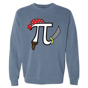 Pi Day Pirate Garment-Dyed Sweatshirt