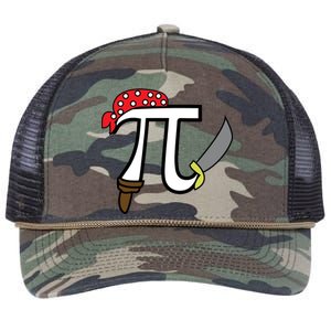 Pi Day Pirate Retro Rope Trucker Hat Cap