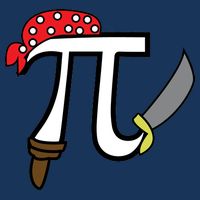 Pi Day Pirate 7 Panel Mesh Trucker Snapback Hat