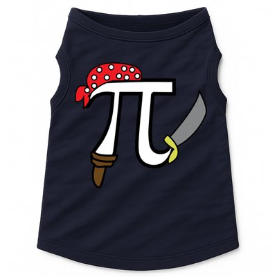 Pi Day Pirate Doggie Tank