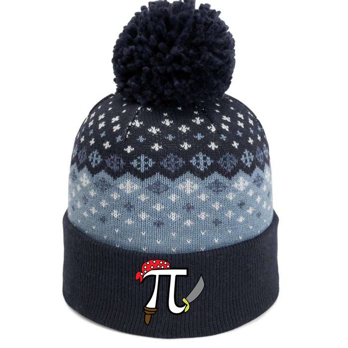 Pi Day Pirate The Baniff Cuffed Pom Beanie