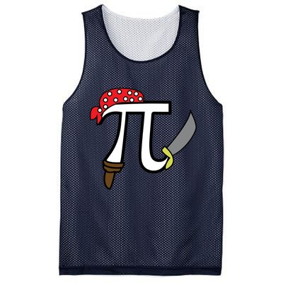 Pi Day Pirate Mesh Reversible Basketball Jersey Tank