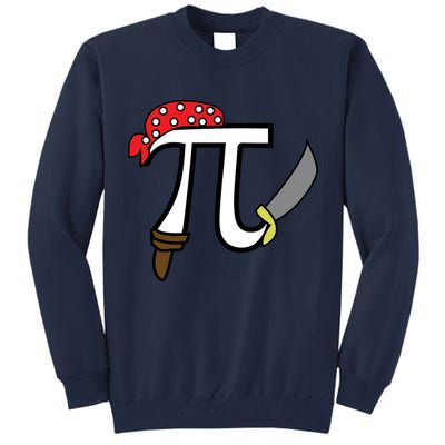 Pi Day Pirate Tall Sweatshirt