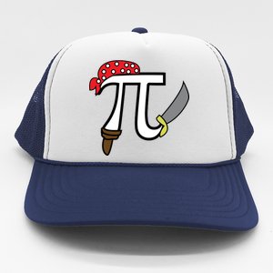 Pi Day Pirate Trucker Hat