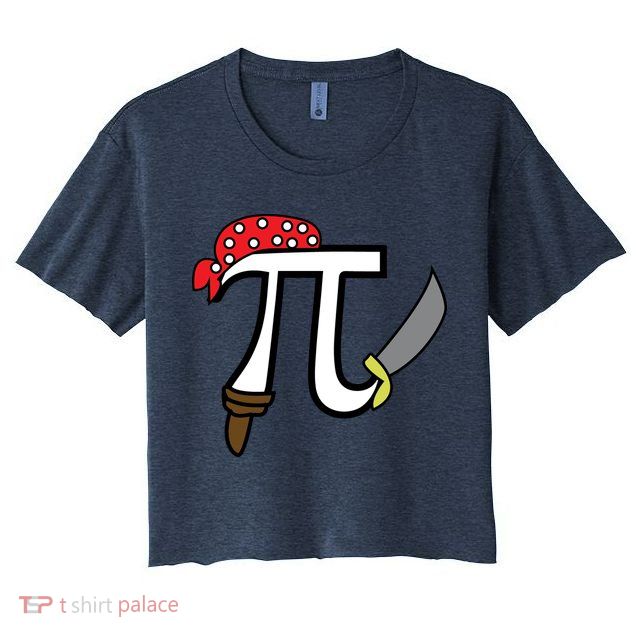 Pi Day Pirate Crop Top