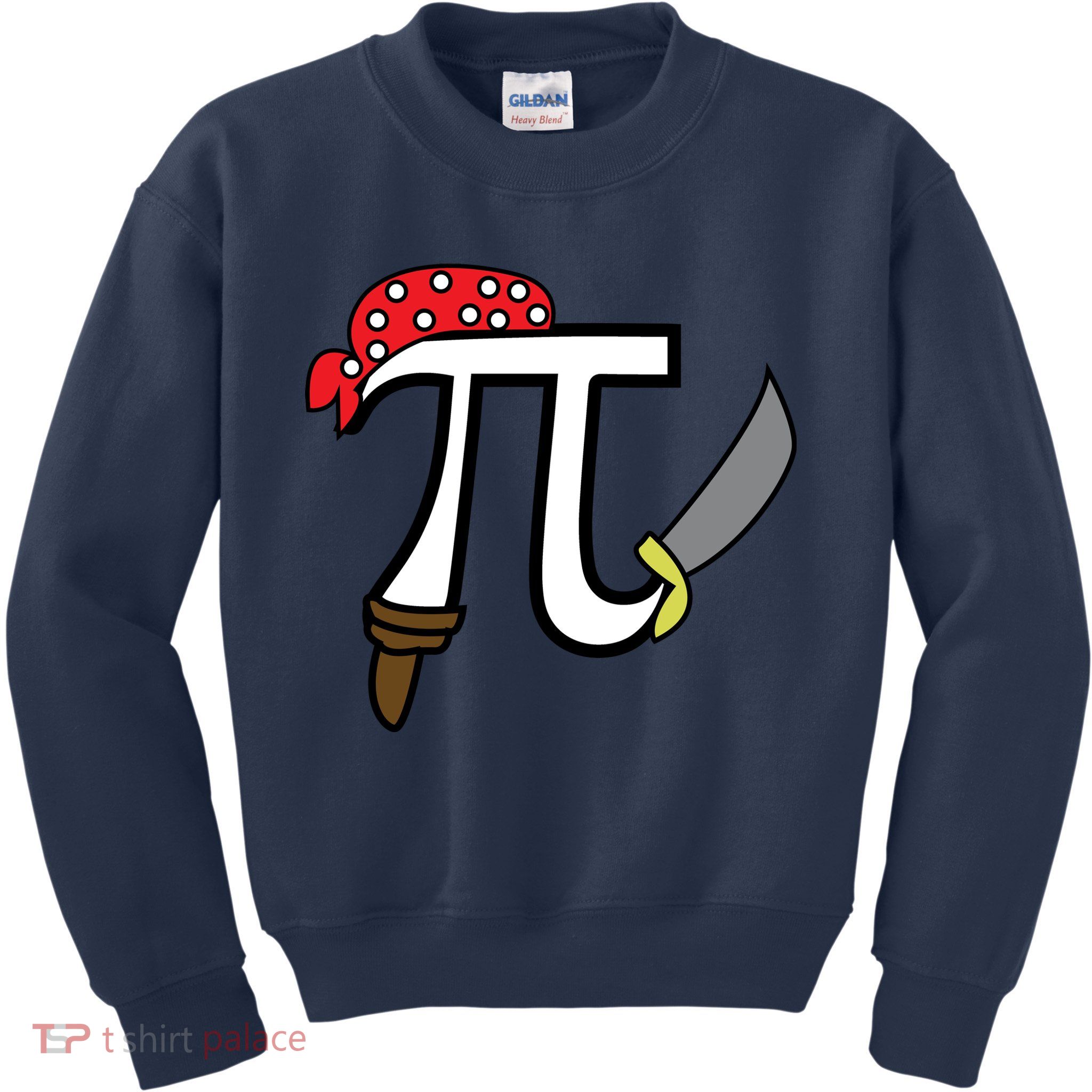 Pi Day Pirate Kids Sweatshirt