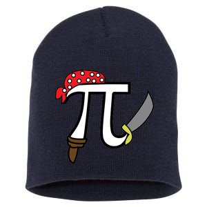 Pi Day Pirate Short Acrylic Beanie