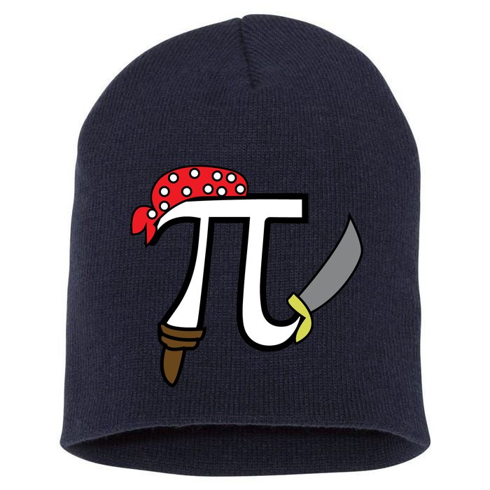 Pi Day Pirate Short Acrylic Beanie