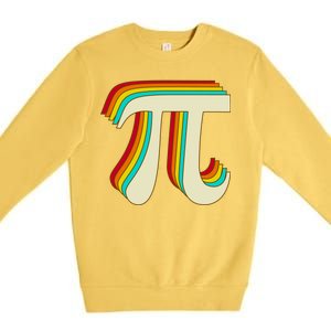 Pi Day Retro Premium Crewneck Sweatshirt