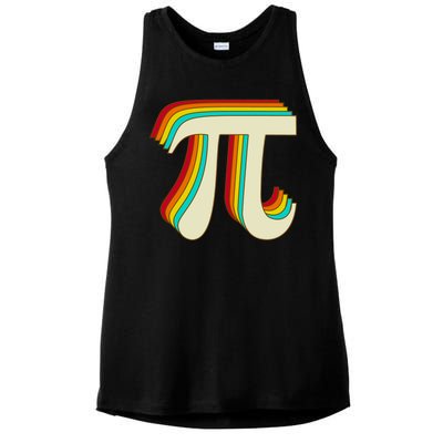 Pi Day Retro Ladies PosiCharge Tri-Blend Wicking Tank