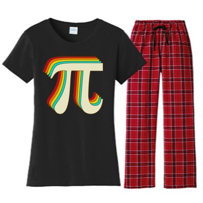 Pi Day Retro Women's Flannel Pajama Set