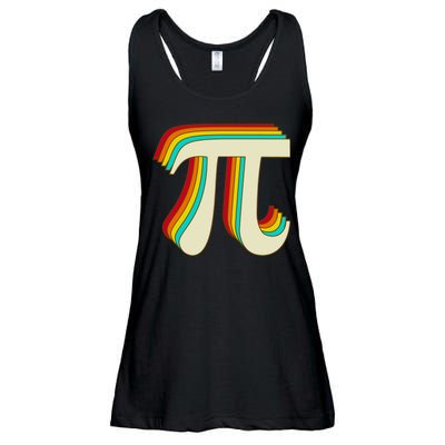 Pi Day Retro Ladies Essential Flowy Tank