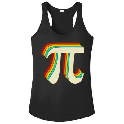 Pi Day Retro Ladies PosiCharge Competitor Racerback Tank