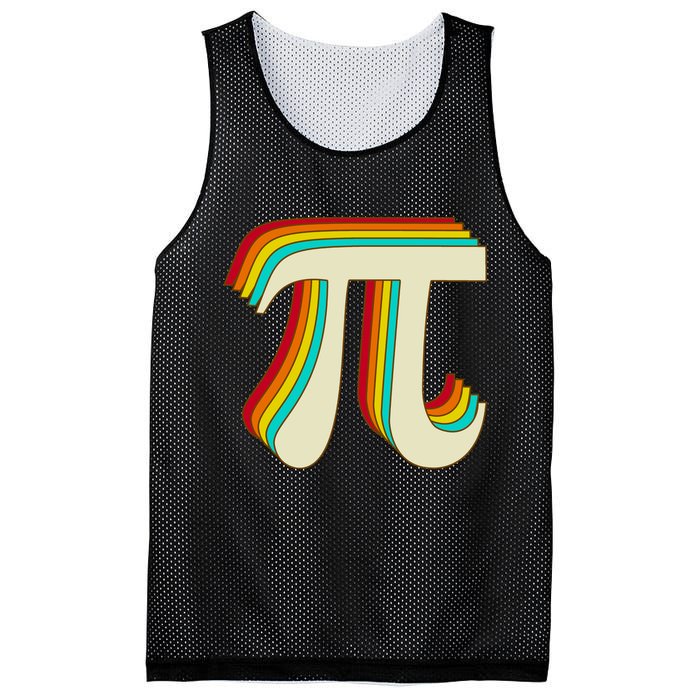 Pi Day Retro Mesh Reversible Basketball Jersey Tank