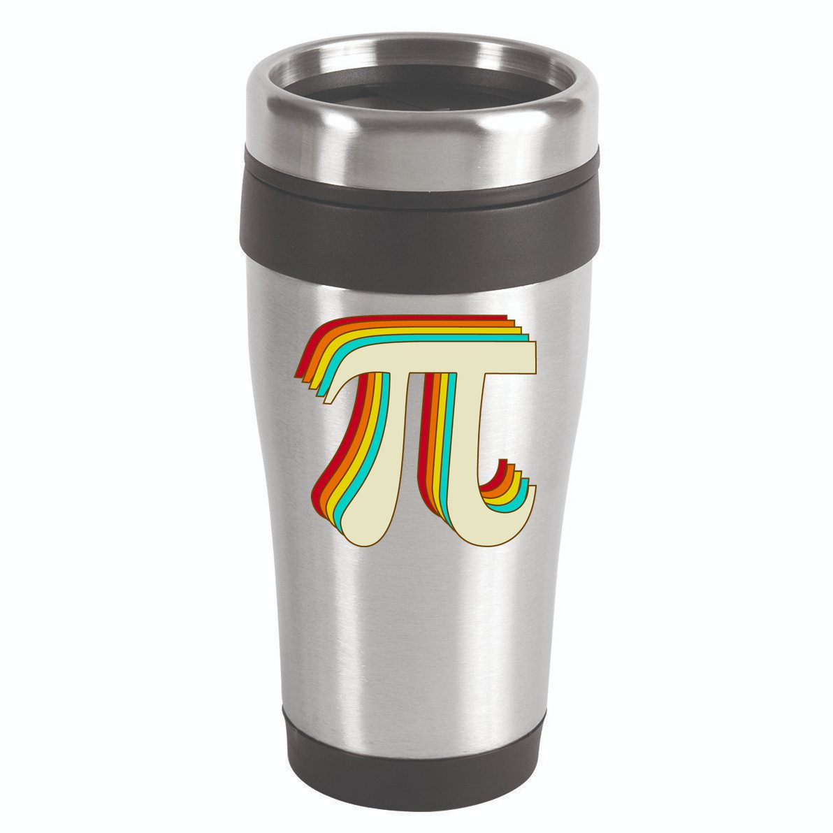 Pi Day Retro 16oz Travel Tumbler