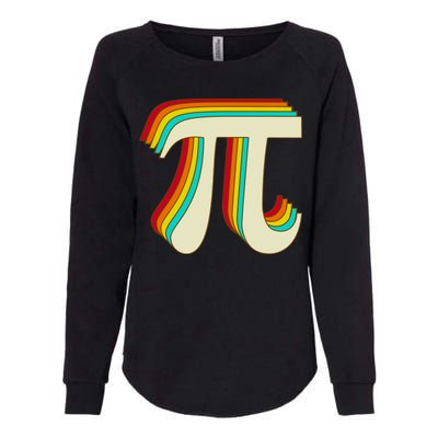 Pi Day Retro Womens California Wash Sweatshirt