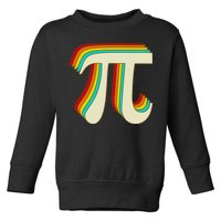 Pi Day Retro Toddler Sweatshirt