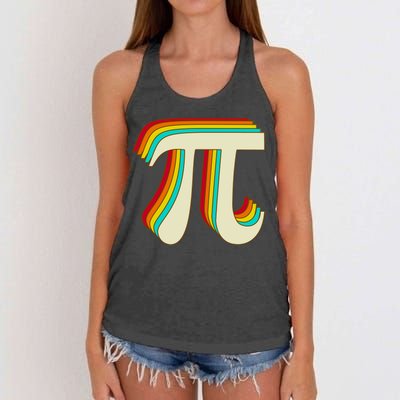 Pi Day Retro Women's Knotted Racerback Tank