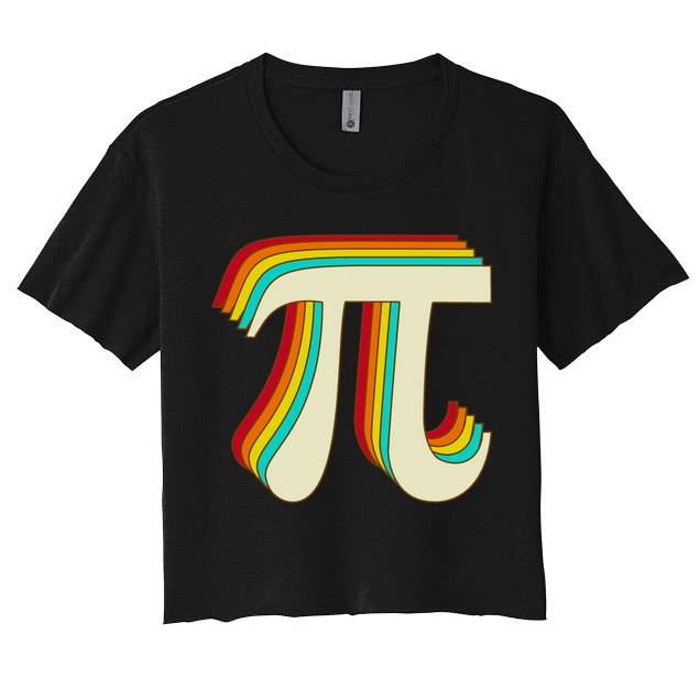 Pi Day Retro Crop Top
