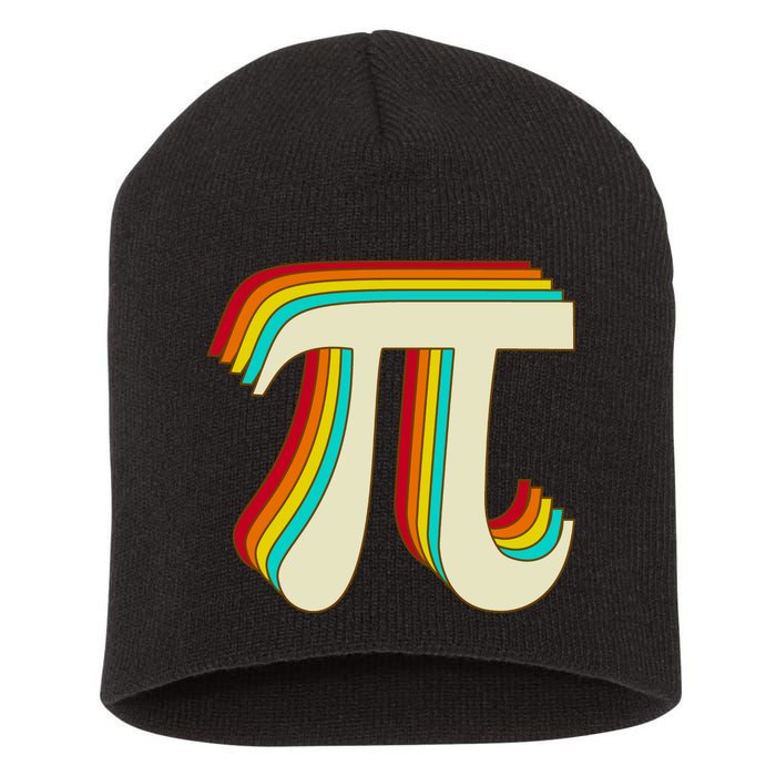 Pi Day Retro Short Acrylic Beanie