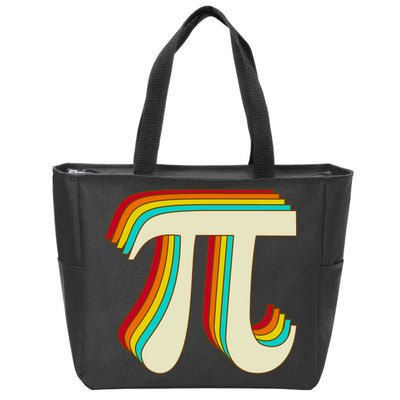Pi Day Retro Zip Tote Bag
