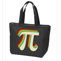 Pi Day Retro Zip Tote Bag