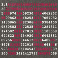 Pi Day Sign Numbers 3.14 Cotton Canvas Backpack