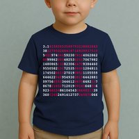 Pi Day Sign Numbers 3.14 Toddler T-Shirt