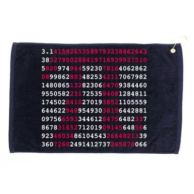 Pi Day Sign Numbers 3.14 Grommeted Golf Towel