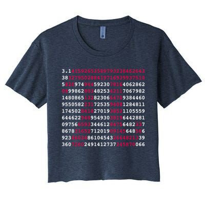 Pi Day Sign Numbers 3.14 Crop Top
