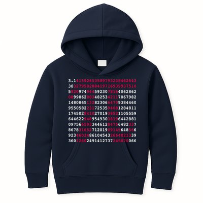 Pi Day Sign Numbers 3.14 Kids Hoodie