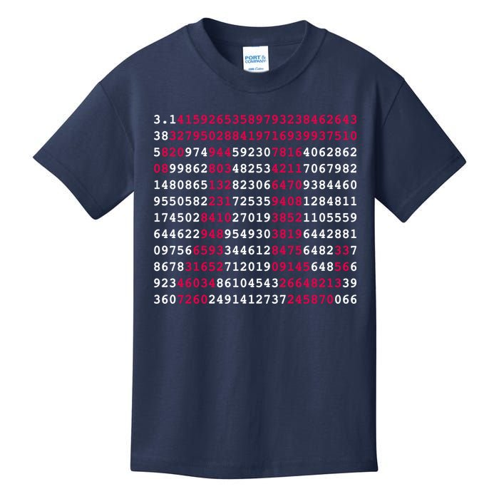 Pi Day Sign Numbers 3.14 Kids T-Shirt