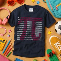 Pi Day Sign Numbers 3.14 Kids T-Shirt
