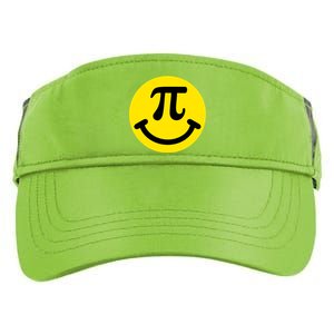 Pi Day Smiley Face 3.14 Math Geek Adult Drive Performance Visor